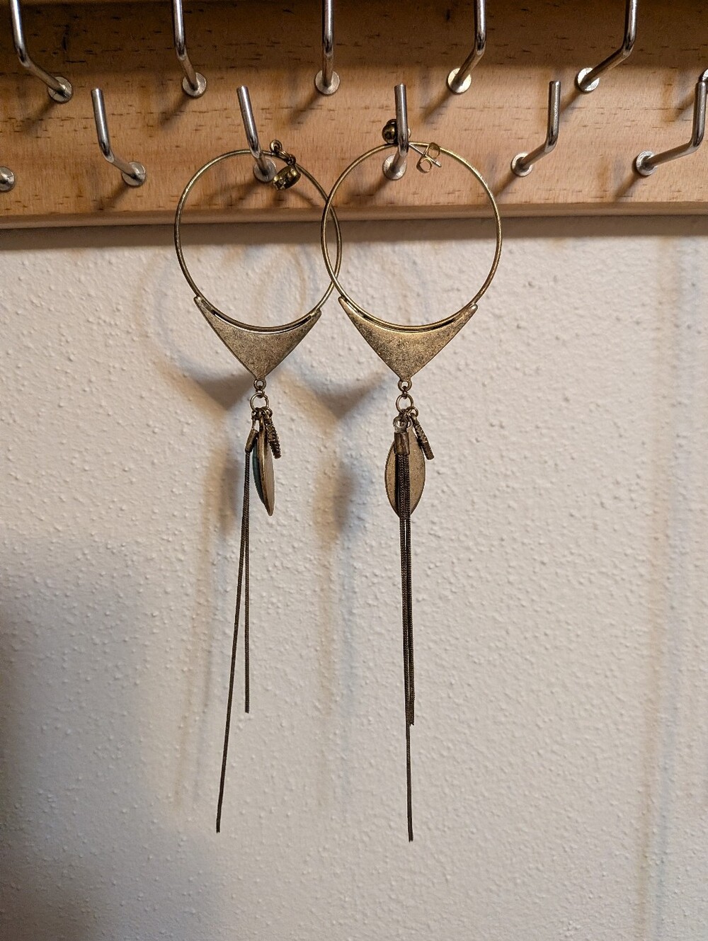 Free People Dangle Earrings With Imitation Turquoise - Picture 4 of 6